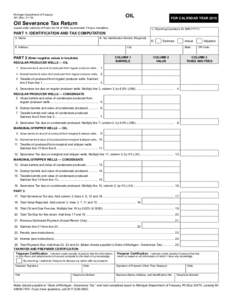 381, Oil Severance Tax Return