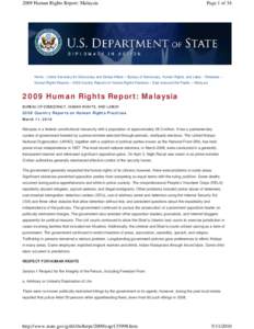 Internal Security Act / Terrorism in Malaysia / Preventive detention / Criminal Law (Temporary Provisions) Act / HINDRAF / Human rights in Austria / Human rights in Spain / Law / Malaysia / Politics