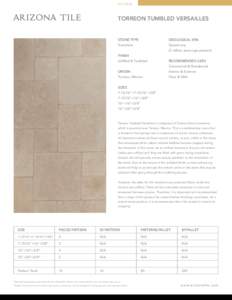 PATTERNS  TORREON TUMBLED VERSAILLES STONE TYPE