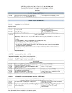 Microsoft Word[removed]TCRF-IHC Final Agenda_02252014_v2