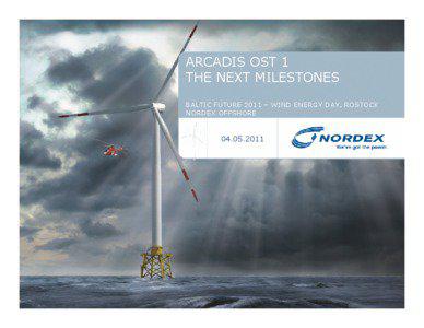 Breitling / Wind farm / Technology / Energy / Sustainability / Nordex / Wind power in Germany / Offshore wind power