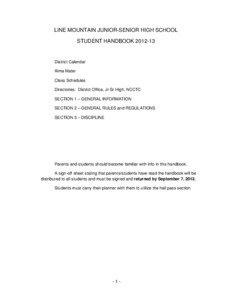 Homeroom / Line Mountain School District