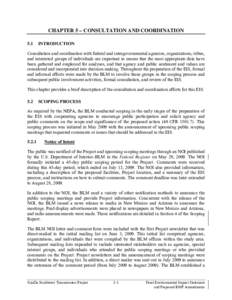 SunZia Southwest Transmission Project Final EIS & Proposed RMP Amendments