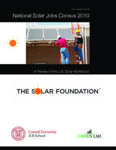 Final TSF National Solar Jobs Census 2010