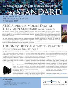 the ADVANCED TELEVISION SYSTEMS COMMITTEE  the STANDARD