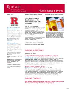 Rutgers Business School Alumni News & Events