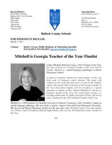 Bulloch County /  Georgia / Statesboro /  Georgia / Bulloch / Bulloch County School District / Geography of Georgia / Georgia / Southeast Bulloch High School