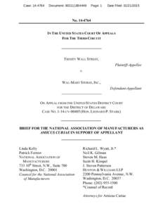 Microsoft Word - NAM Amicus Brief (Trinity Wall Street v  Wal-Mart Stores Inc )_53824569_5.DOCX