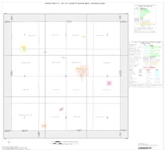 INDEX FOR P.L[removed]COUNTY BLOCK MAP (CENSUS[removed]INDEX MAP LEGEND SYMBOL NAME STYLE