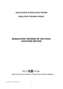 London Borough of Hillingdon / Economics of regulation / Airline / Organisation for Economic Co-operation and Development / Airport / Air traffic control / British Airways / Regulation / Infrastructure / Aviation / Transport / Administrative law