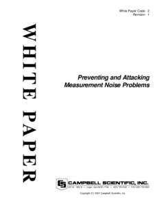 White Paper Code: 2 Revision: 1 W H I T E PA P E R  Preventing and Attacking