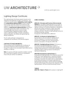 Microsoft Word - M ARCH_lighting design certificate_112014.docx