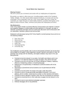 Microsoft Word[removed]REVISED Social Media User Agreement.docx