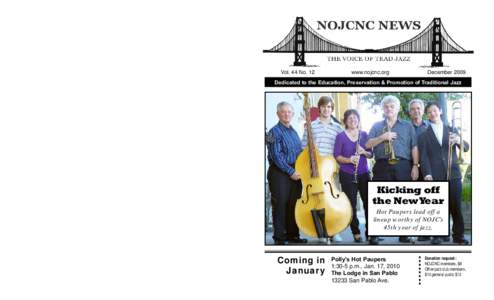 NOJCNC Membership  Member All year	 From July 1 Musician