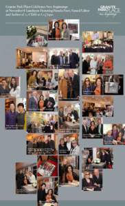 Granite Park Place Celebrates New Beginnings at November 8 Luncheon Honoring Pamela Fiori, Famed Editor and Author of A Table at Le Cirque Pamela Fiori and Terry Stanfill