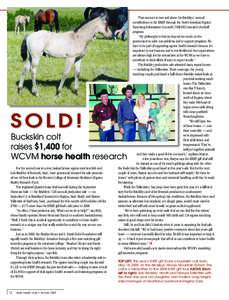 SOLD!  That amount is over and above the Brickleys’ annual contributions to the EHRF through the North American Equine Ranching Information Council’s (NAERIC) research checkoff program.