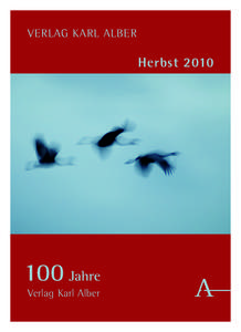 A_Vor 10 p[removed]VERLAG KARL ALBER Herbst 2010