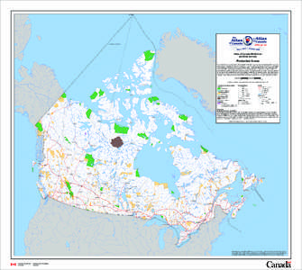 Atlas of Canada 6th Edition (archival version) Protected Areas Protected areas are composed of land, freshwater and marine areas set aside through legislation to protect representative examples of Canada’s ecosystems. 