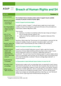 International law / Asylum seeker / Human migration / Immigration / Refugees / First-tier Tribunal / Asylum in the United States / Asylum Seeker Resource Centre