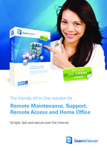 TeamViewer 9 Remote Control Brochure