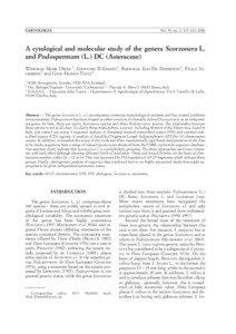 Scorzonera / Science / Amplified fragment length polymorphism / Cladistics / Ficus / Maximum parsimony / Clade / S. hirsuta / Cladogram / Phylogenetics / Genetics / Biology