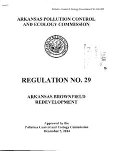 Pollution Control & Ecology Commission# [removed]ARKANSAS POLLUTION CONTROL AND ECOLOGY COMMISSION  co