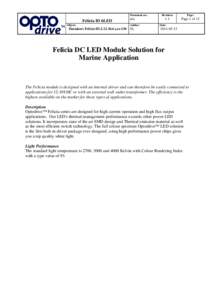 Document no:  Felicia ID 6LED Object:  Revision: