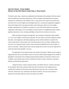 Microsoft Word - MLK - S.O.S. - long press release-corrected.docx