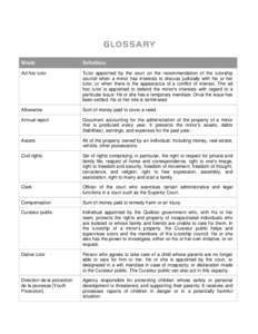 Property law / Contract law / Capacity / Conflict of laws / Age of majority / Property / Ownership / Legal personality / Tutor / Law / Legal terms / Legal fictions