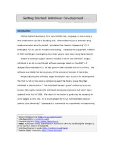 Microsoft Word - getting_started_m0n0wall_development.doc