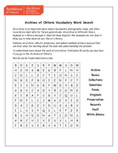 Archive / Classical cipher / Index of Ontario-related articles