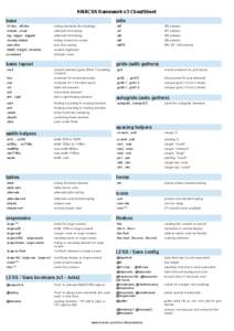 KNACSS framework v3 CheatSheet base .h1-like ...h6-like. .smaller, .small .big, .bigger, .biggest .visually-hidden