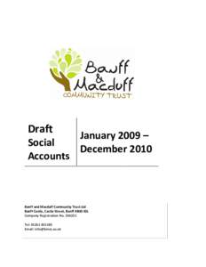 Draft Social Accounts January 2009 – December 2010