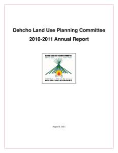 [removed]Dehcho Land Use Planning Committee Annual Report