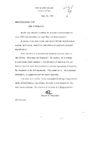 Daniel P. Moynihan to President Nixon, June 18, 1969