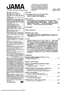 Editor: George D. Lundberg, MD Editor Emeritus: William R. Barclay, MD Deputy Editor: M. Thérèse Southgate, MD Senior Editors: John D. Archer, MD, Lawrence D. Grouse, MD, PhD, Jeffrey R. M. Kunz, MD, Harriet S. Meyer, 