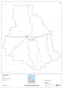 Flinders Shire Urban Flying-Fox Management Area map