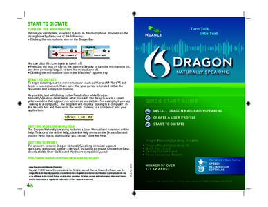 Proprietary software / Nuance Communications / Speech recognition / Double-click / Computer icon / MacSpeech Dictate / Macspeech / Software / Assistive technology / Dragon NaturallySpeaking