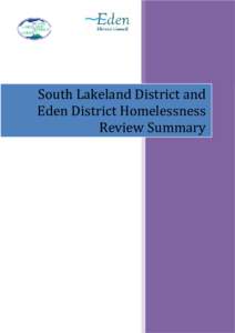 South Lakeland District and Eden District Homelessness Review