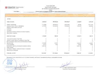 Cuenta Pública 2017  ~ OSAFIG 1 ~::.=.~, ~ ~-.Q·.0001COt.- detE~ ...