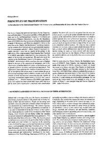 Conservation-restoration / Humanities / Historic preservation / Architectural history / Venice Charter / Athens Charter / Values / International Council on Monuments and Sites / Building restoration / Cultural heritage / Cultural studies / Museology