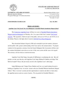 Connecticut Appellate Court / Government / Appeal / Bridgeport /  Connecticut / Brief / Fairchild / Law / Joseph P. Flynn / Year of birth missing