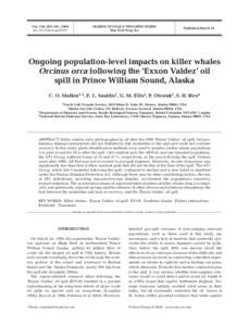 MARINE ECOLOGY PROGRESS SERIES Mar Ecol Prog Ser Vol. 356: 269–281, 2008 doi: [removed]meps07273