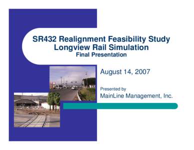 Continuity / Fictional crossover / Railroad switch / Longview /  Texas / Main line / Transport / Land transport / Rail transport