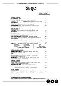 {5/20 Queensland Ave, Broadbeach}  {Phone: } BREAKFAST LIGHT PLATES