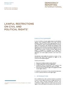 Human rights instruments / Rights / James Madison / Chapter Two of the Constitution of South Africa / Freedom of movement / Canadian Charter of Rights and Freedoms / International human rights law / Fundamental rights / United States Constitution / Law / Human rights / Ethics