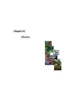 Chapter 16 Glossary Mendocino Redwood Company  HCP/NCCP