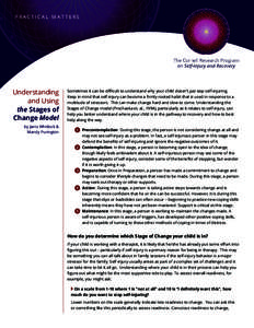 PRACTICAL MATTERS  Understanding and Using the Stages of Change Model