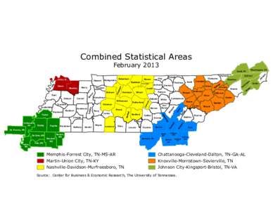 Combined Statistical Areas February 2013 Grundy  Hardeman