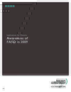 Implications for Ontario:  Awareness of FASD in[removed]